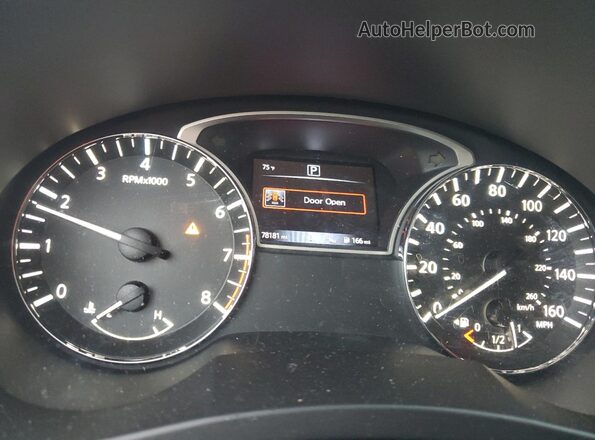 1N4BL3AP4GC177694 2016 NISSAN ALTIMA Gray Instrument cluster view