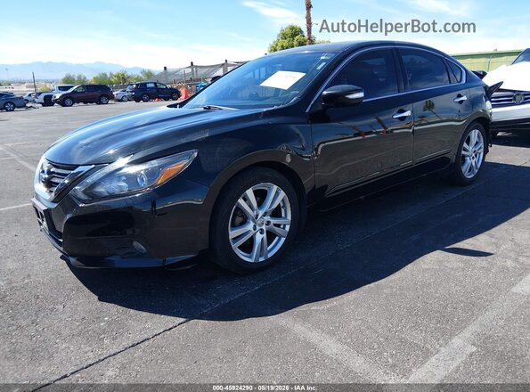 1N4BL3AP4HC242612 2017 NISSAN ALTIMA Black Առջևի ձախ երեք քառորդ տեսարան