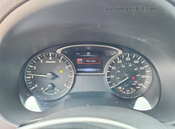 1N4BL3AP5HC115125 2017 NISSAN ALTIMA Gray ხელსაწყოთა პანელის ხედი