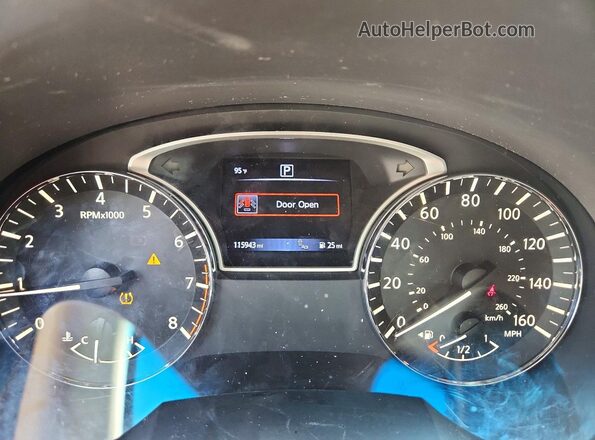 1N4BL3AP5HC201616 2017 NISSAN ALTIMA Серый Вид щитка приборов