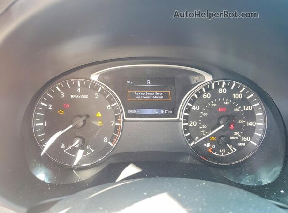 1N4BL3AP8GC253868 2016 NISSAN ALTIMA Silver Вид щитка приладів