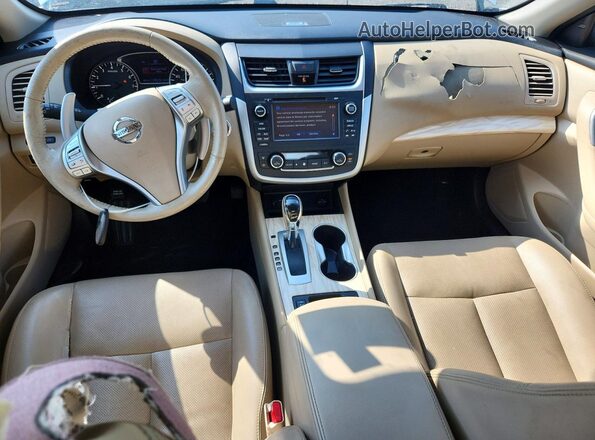 1N4BL3APXGC273670 2016 NISSAN ALTIMA White წინა პანელის ხედი
