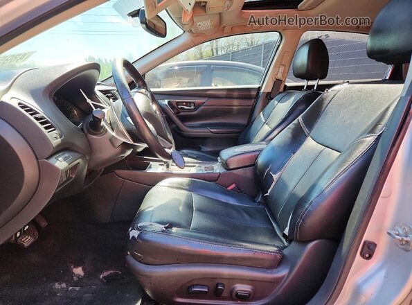 1N4BL3APXHC134088 2017 NISSAN ALTIMA Silver Vista interior delantera