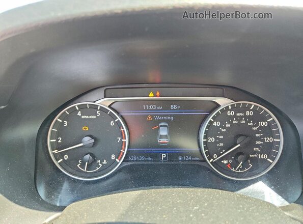 1N4BL4BV0KC210363 2019 NISSAN ALTIMA Серый Вид щитка приборов