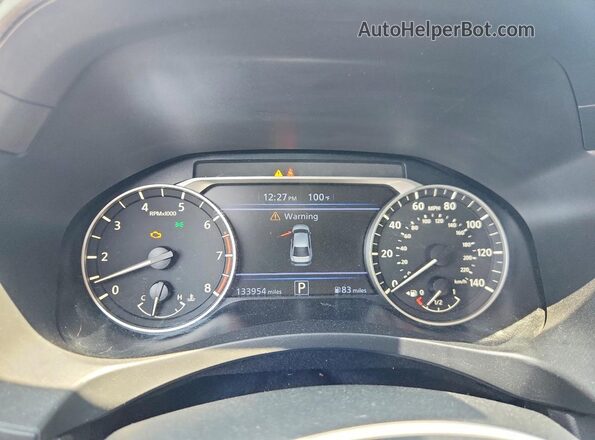 1N4BL4BV0KC210959 2019 NISSAN ALTIMA Black Instrument cluster view