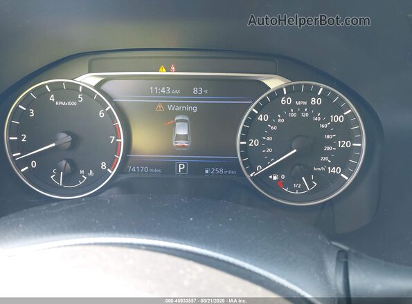 1N4BL4BV0KC214414 2019 NISSAN ALTIMA Серый Вид задних сидений