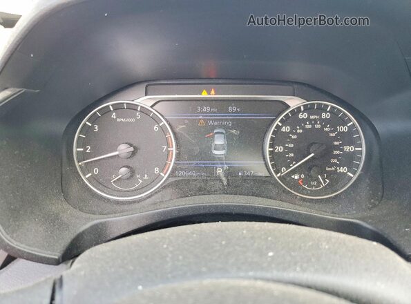 1N4BL4BV0LC126061 2020 NISSAN ALTIMA Charcoal Instrument cluster view