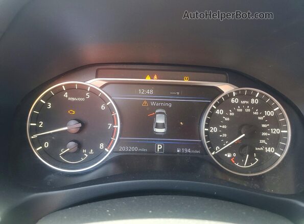 1N4BL4BV0LC127517 2020 NISSAN ALTIMA Gray Instrument cluster view