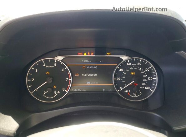 1N4BL4BV0LC130109 2020 NISSAN ALTIMA Gray Instrument cluster view