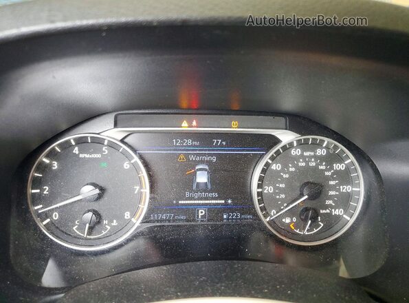 1N4BL4BV0LC213992 2020 NISSAN ALTIMA Black Սարքավորումների վահանակի տեսք
