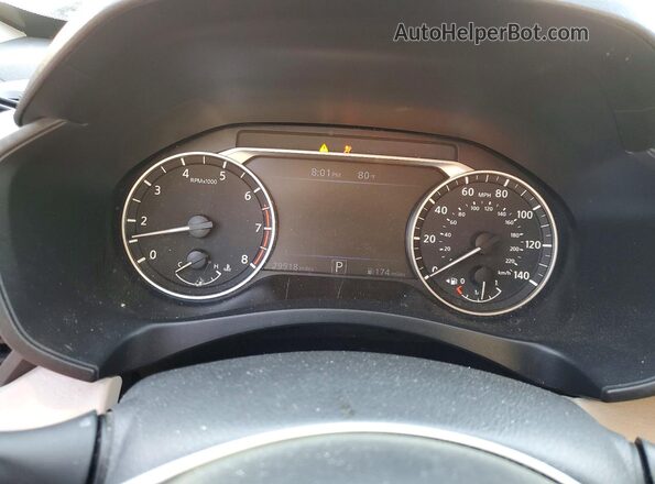 1N4BL4BV0LC220554 2020 NISSAN ALTIMA Black Widok zestawu wskaźników