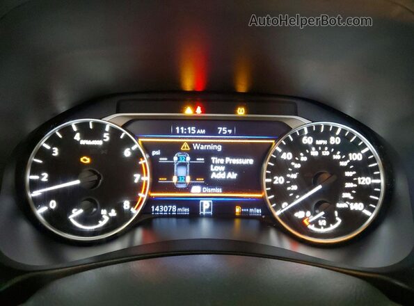 1N4BL4BV0LC238634 2020 NISSAN ALTIMA White Instrument cluster view