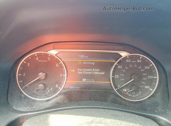 1N4BL4BV0LC263694 2020 NISSAN ALTIMA Gray Widok zestawu wskaźników