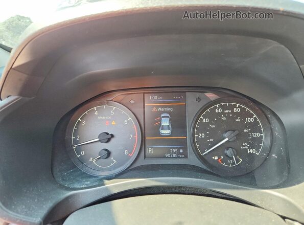 1N4BL4BV0MN368659 2021 NISSAN ALTIMA Черный Вид щитка приборов