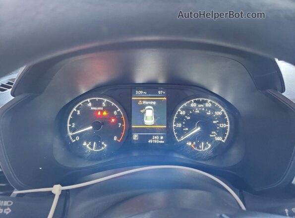 1N4BL4BV0RN360584 2024 NISSAN ALTIMA White Instrument cluster view