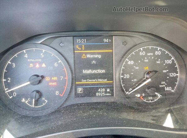 1N4BL4BV0SN413404 2025 NISSAN ALTIMA Gray ხელსაწყოთა პანელის ხედი