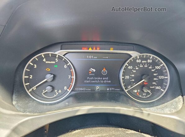 1N4BL4BV1LC201088 2020 NISSAN ALTIMA Black Սարքավորումների վահանակի տեսք