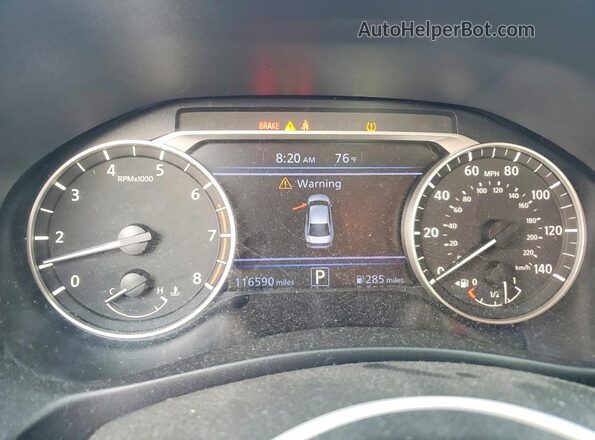 1N4BL4BV2LC191901 2020 NISSAN ALTIMA Silver Vista del cuadro de instrumentos