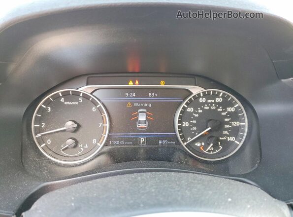 1N4BL4BV2LC210639 2020 NISSAN ALTIMA Blue ხელსაწყოთა პანელის ხედი