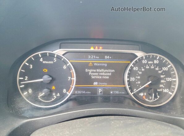 1N4BL4BV2LC256794 2020 NISSAN ALTIMA Silver Instrument cluster view
