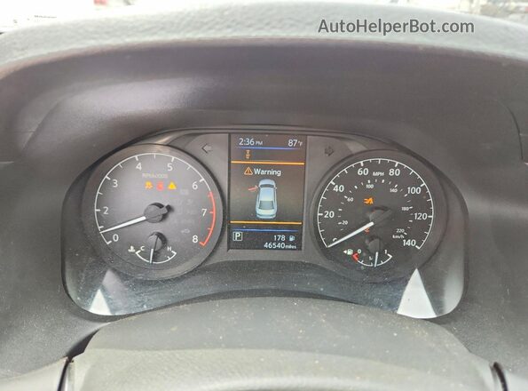 1N4BL4BV2PN418756 2023 NISSAN ALTIMA White Вид щитка приладів