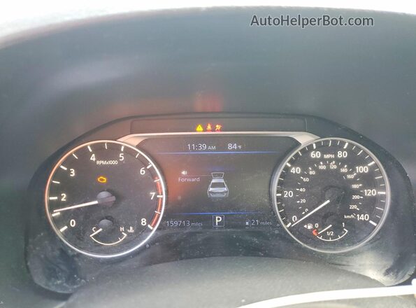 1N4BL4BV3KC233524 2019 NISSAN ALTIMA White Instrument cluster view