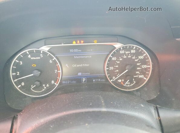 1N4BL4BV3KC235659 2019 NISSAN ALTIMA White Widok zestawu wskaźników