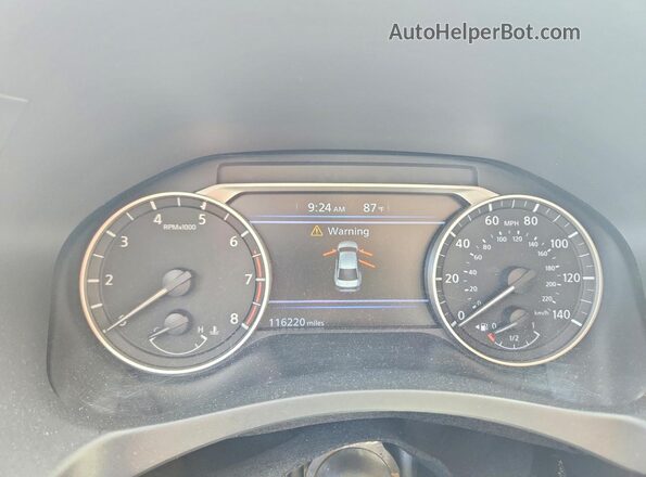 1N4BL4BV3KC253871 2019 NISSAN ALTIMA White Instrument cluster view
