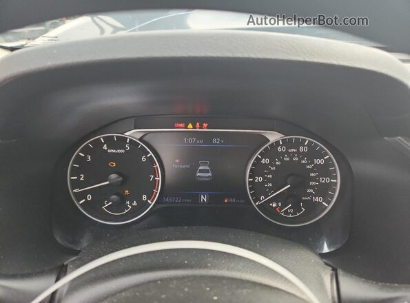 1N4BL4BV3LC165517 2020 NISSAN ALTIMA Gray Սարքավորումների վահանակի տեսք
