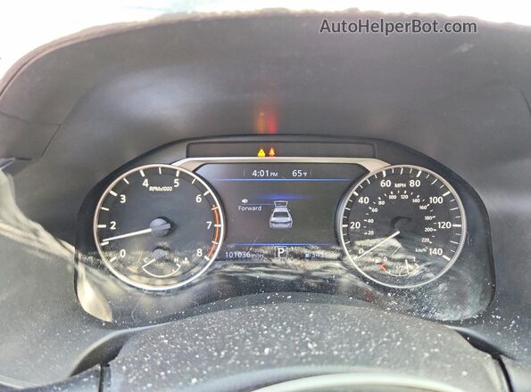 1N4BL4BV3LC238451 2020 NISSAN ALTIMA Silver Instrument cluster view