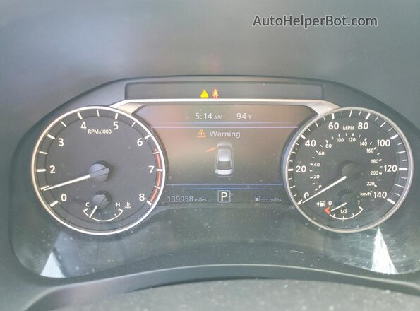 1N4BL4BV3LC248218 2020 NISSAN ALTIMA Черный Вид щитка приборов