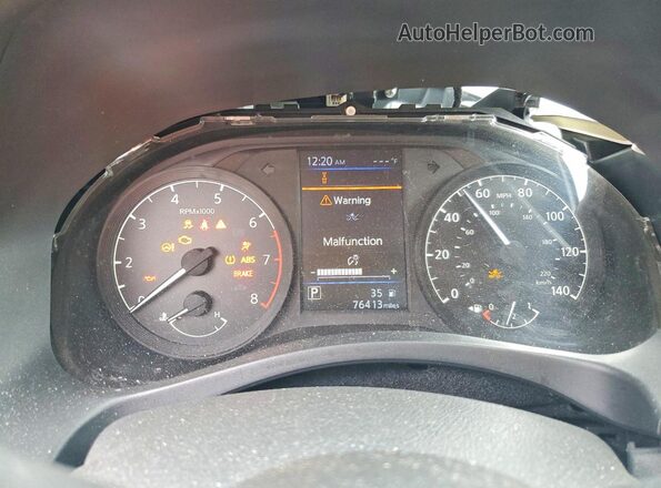 1N4BL4BV3NN366535 2022 NISSAN ALTIMA Gray Widok zestawu wskaźników