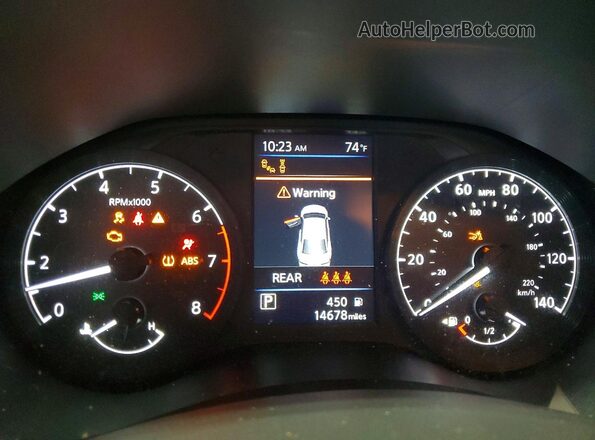 1N4BL4BV3SN327455 2025 NISSAN ALTIMA Gray Вид щитка приладів
