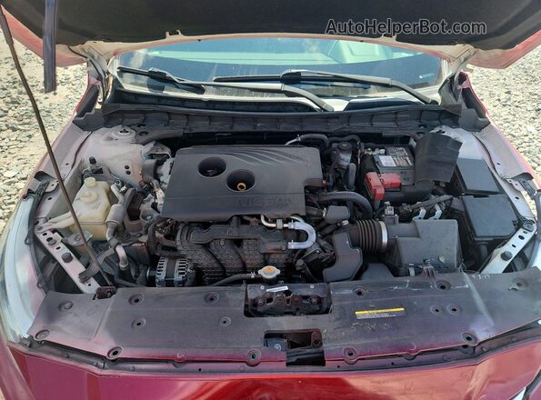 1N4BL4BV4KC114350 2019 NISSAN ALTIMA Burgundy Вид задньої частини салону