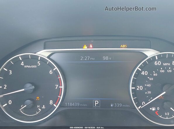 1N4BL4BV4KC131133 2019 NISSAN ALTIMA Синий Вид задних сидений