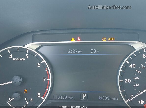 1N4BL4BV4KC131133 2019 NISSAN ALTIMA Синий 