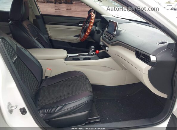 1N4BL4BV4KC154928 2019 NISSAN ALTIMA White წინა სალონის ხედი