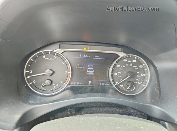 1N4BL4BV4KC158560 2019 NISSAN ALTIMA Black Vista del cuadro de instrumentos