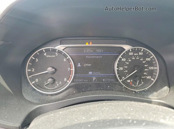 1N4BL4BV4LC160259 2020 NISSAN ALTIMA Gray Instrument cluster view