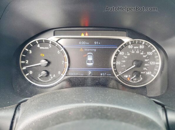 1N4BL4BV4LC193374 2020 NISSAN ALTIMA Black Instrument cluster view