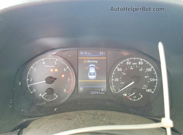 1N4BL4BV4MN313549 2021 NISSAN ALTIMA White ხელსაწყოთა პანელის ხედი