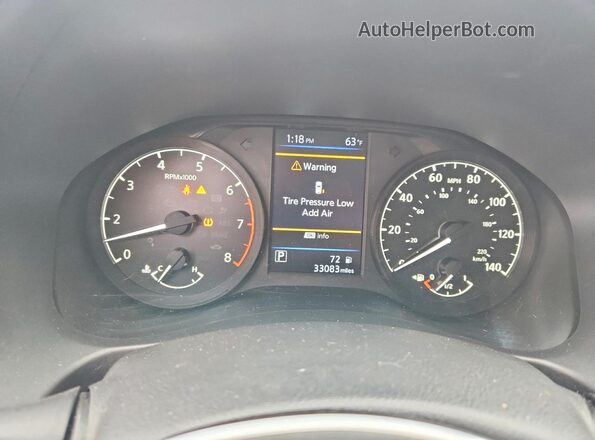 1N4BL4BV4NN362462 2022 NISSAN ALTIMA Silver Widok zestawu wskaźników