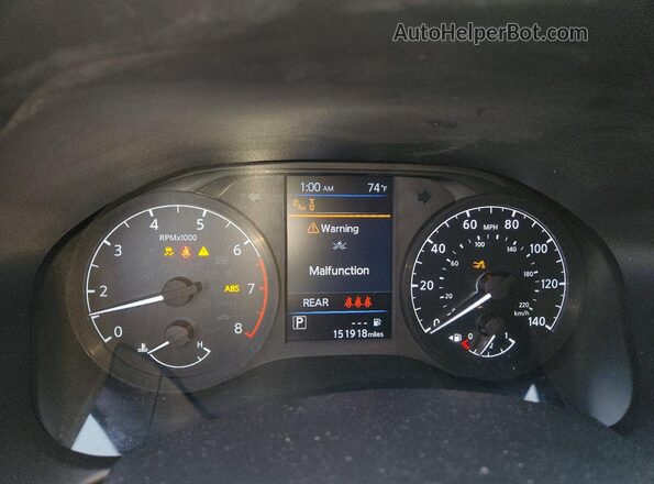 1N4BL4BV4PN368278 2023 NISSAN ALTIMA White Вид щитка приладів