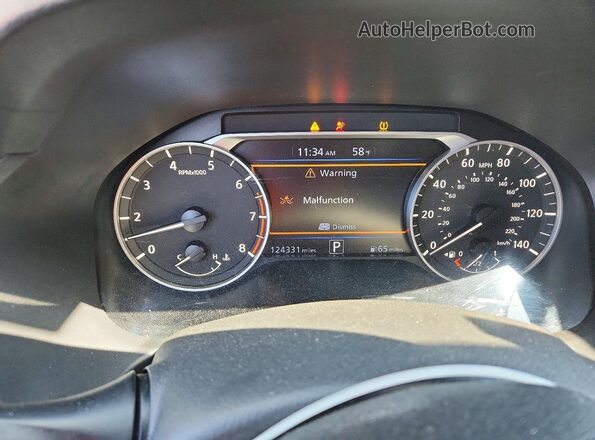 1N4BL4BV5KC203764 2019 NISSAN ALTIMA Black Սարքավորումների վահանակի տեսք