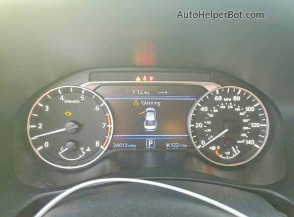1N4BL4BV5KC254357 2019 NISSAN ALTIMA Синий Вид щитка приборов