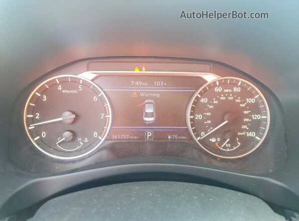 1N4BL4BV5LC127450 2020 NISSAN ALTIMA Gray Widok zestawu wskaźników
