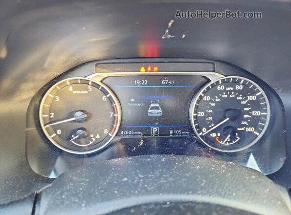 1N4BL4BV5LC152848 2020 NISSAN ALTIMA Серый Вид щитка приборов