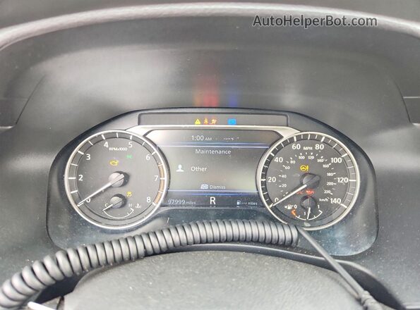 1N4BL4BV5LC201661 2020 NISSAN ALTIMA Gray Instrument cluster view