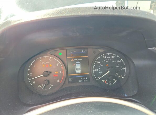1N4BL4BV5PN418007 2023 NISSAN ALTIMA Black Instrument cluster view