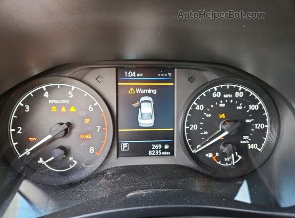 1N4BL4BV5RN377607 2024 NISSAN ALTIMA Blue Instrument cluster view